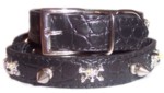 Black Croc Collar SM-