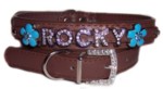 Chocolate Brown Collar Medium 3/4"-