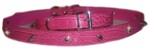 Hot Pink Croc Collars Large-