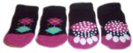 Hot Pink & Black Socks-
