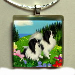 Japanese Chin Glass Pendant-