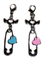 Heart & Wings Pendant Charm-