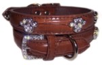 Chocolate Croc Rhinestone Paws Small-