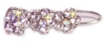 Clear Flower Hair Clip-