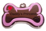 Daddy's Princess Stainless Steel Charm-