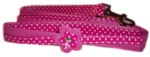 Pink Polka Dot Leash-