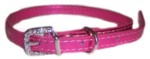 Hot Pink Metallic Collar 3/8"-