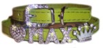 Lime Green Collar 3/8"-