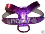 Metallic Purple Harness XXS XS SM-