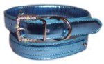 Metallic Turquoise Collar Medium 3/4"-