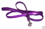 Metallic Purple Leash 3/8"-