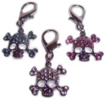 Skull Charm Assorted Colors Pendant-