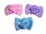Rosette Bow-High quality wholesale dog bows, $0.86 pet bows, puppy bows, pet wholesale bows, diva dog bows, pink dog bows, hot pink dog bows, purple dog bows, skull & crossbones dog bows, affordable dog bows, all colors dog bows, elastic back dog bows, top knot puppy bows, top knot dog bows, beautiful dog bows, dog bling hair bows, doggy boutique hair bows, pink doggy bows, gingham dog bows, Christmas dog bows wholesale, puppy birthday dog bows, red dog bows, sparkling boutique bows, black dog bows, neon green dog bows, silver puppy bows, cheap dog bows, cheap high quality dog bows, little bear dog bows, ribbon dog bows, pearls dog bows, beaded dog bows, wholesale doggy boutique bows, bows for groomers, fundraisers with doggy bows, puppy bling, 3/8